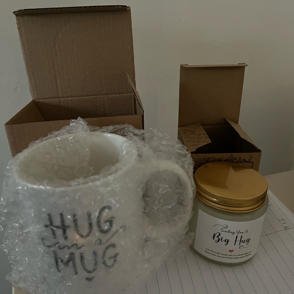 Hug in a Mug and Candle Set